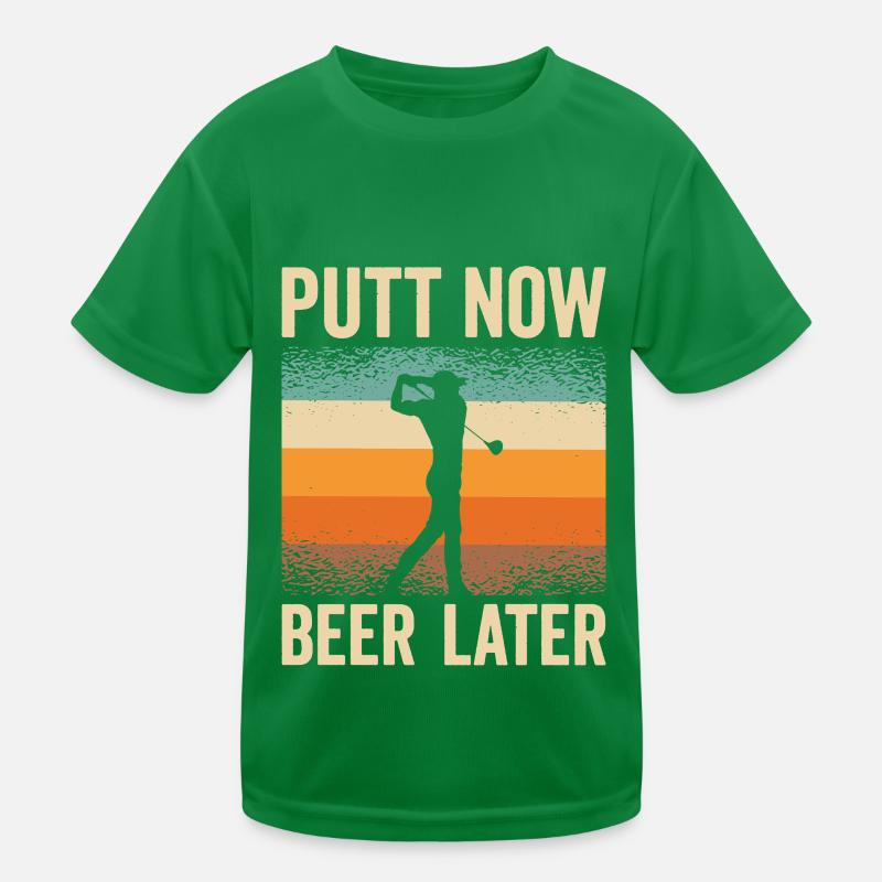 Golf Golfer Golfball Golfspieler Golfschläger Kinder Funktions-T-Shirt