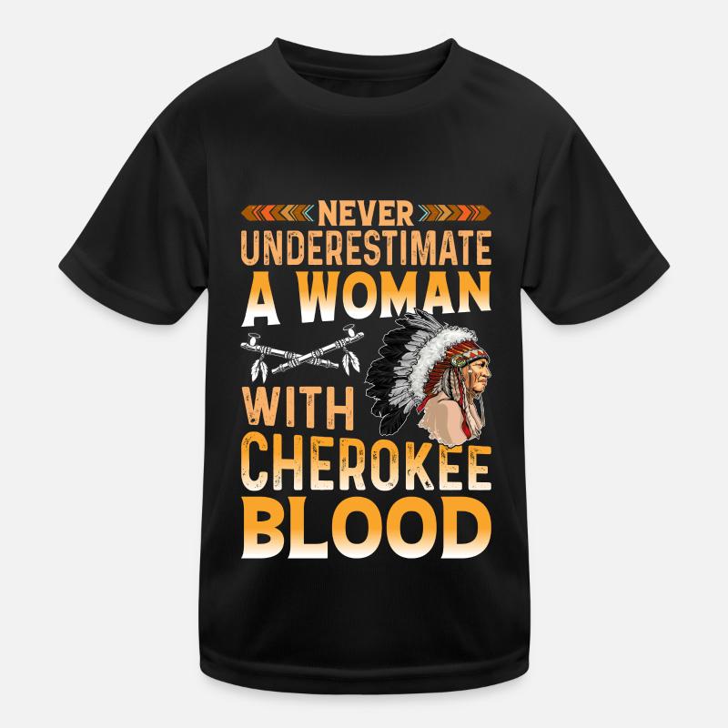 Indianer Ureinwohner Amerika Native American Kids Functional T-Shirt