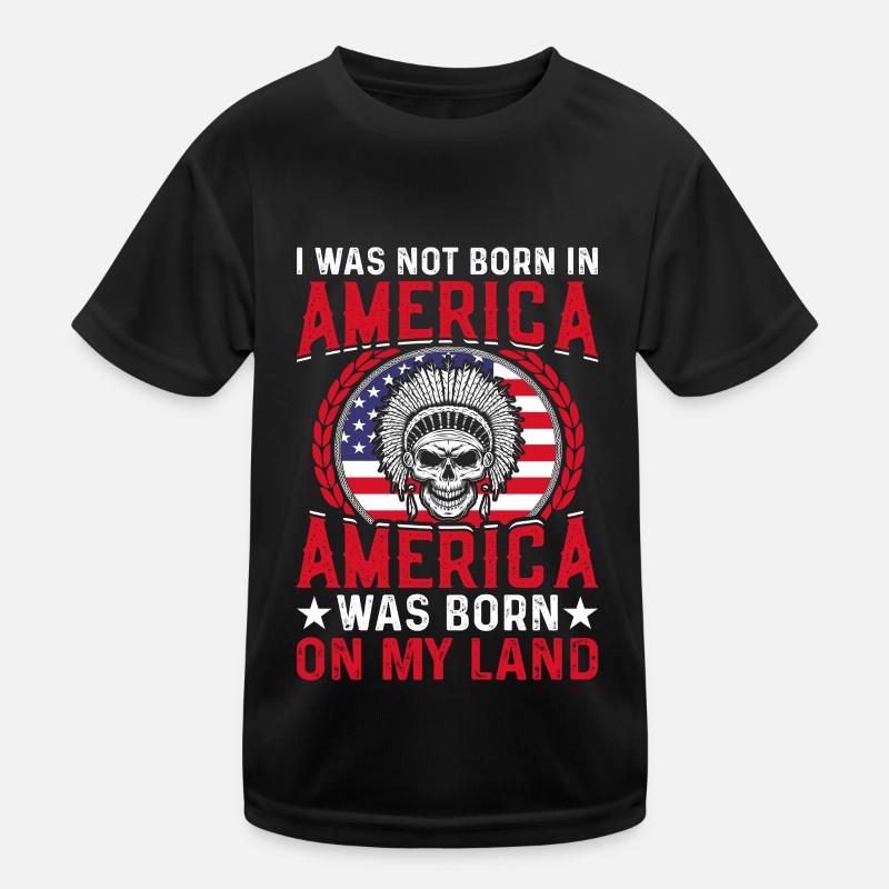 Indianer Ureinwohner Amerika Native American Kinder Funktions-T-Shirt