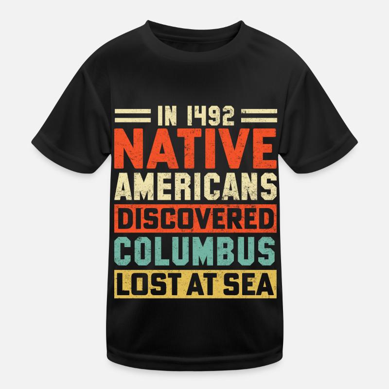 Indianer Ureinwohner Amerika Native American Kinder Funktions-T-Shirt