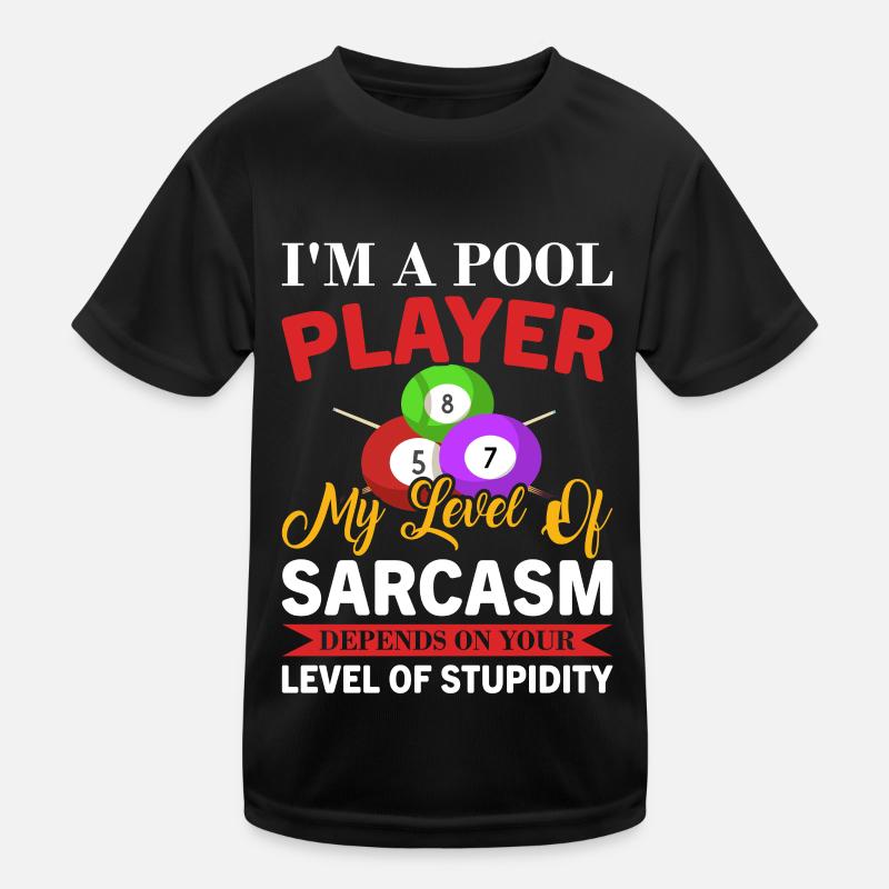 Billiards Pool Billiards Billiards Ball Billiards Cook 8Ball Kids Functional T-Shirt