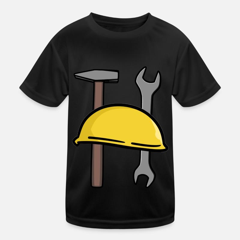 Crafts Safety helmet Tool Construction site Commercial Kids Functional T-Shirt