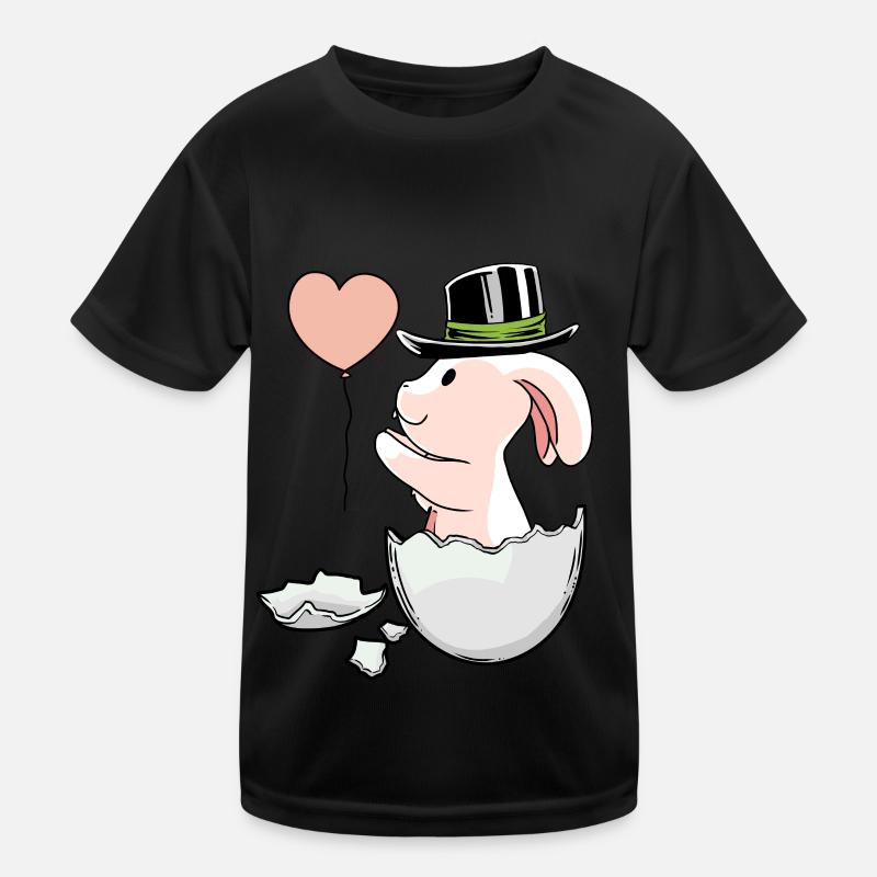 Easter Balloon EggShell Easter Rabbit Kids Functional T-Shirt