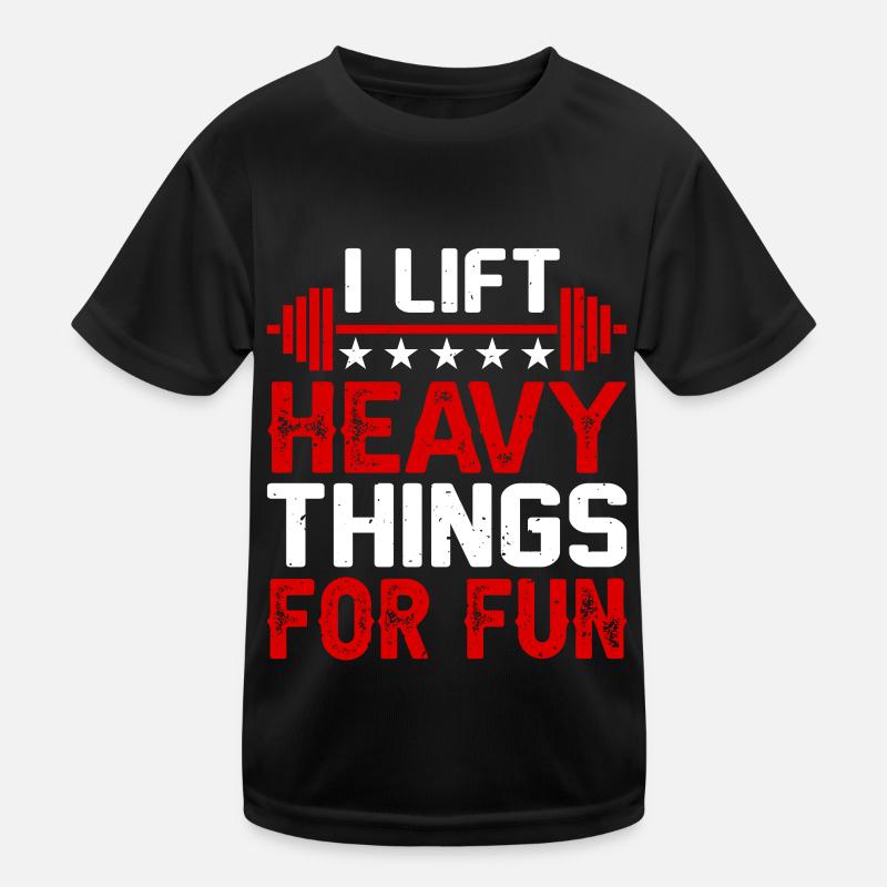 Gewichtheber Gewichtheben Bodybuilder Geschenkidee Kinder Funktions-T-Shirt