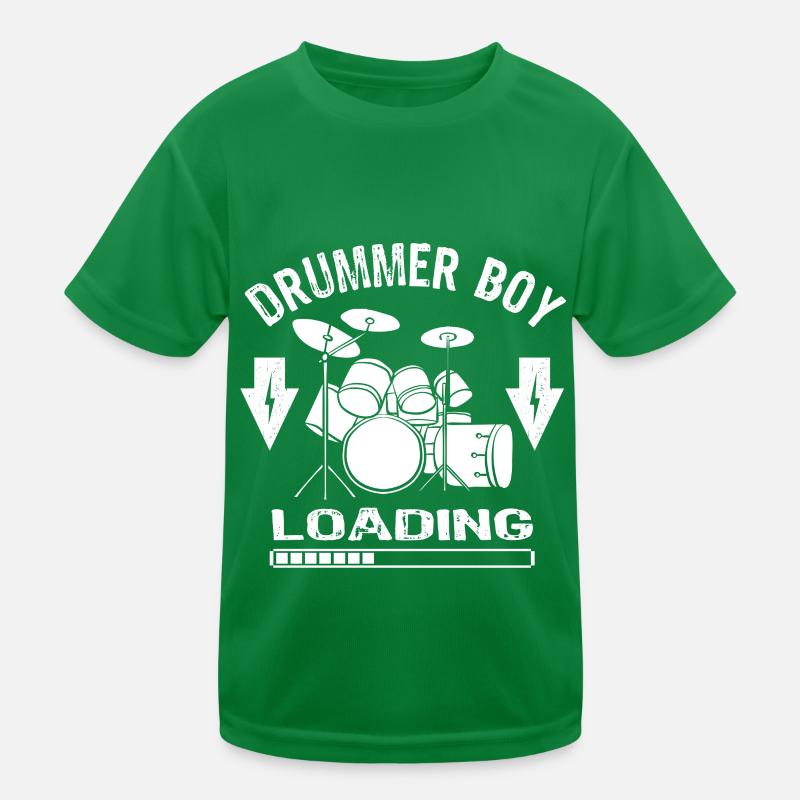 Batterie batteur - Drummer Boy Loading T-shirt sport Enfant