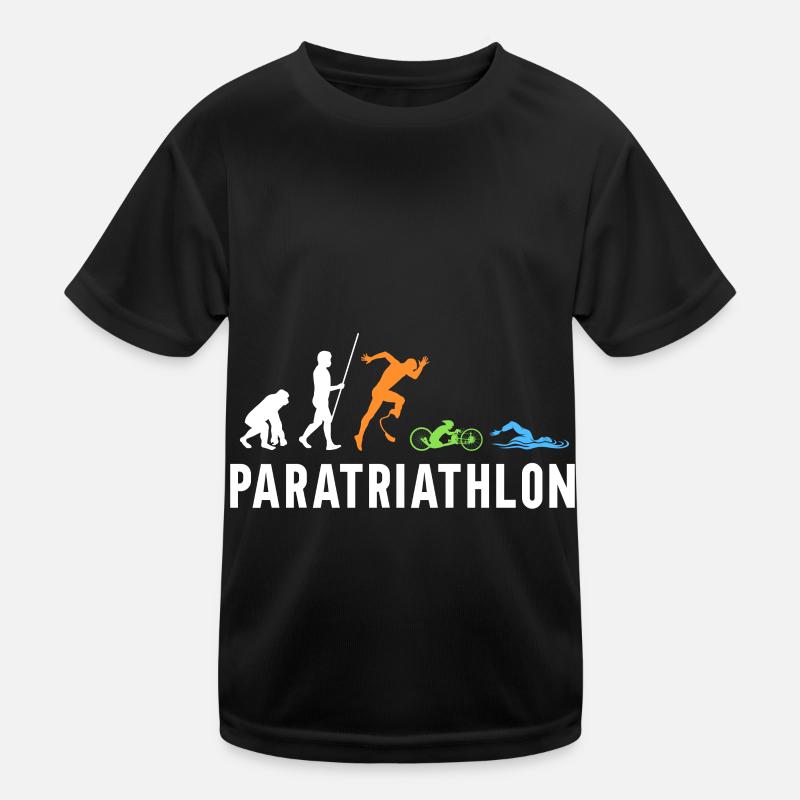 Evolution Paratriathlon Für Triathleten Kinder Funktions-T-Shirt