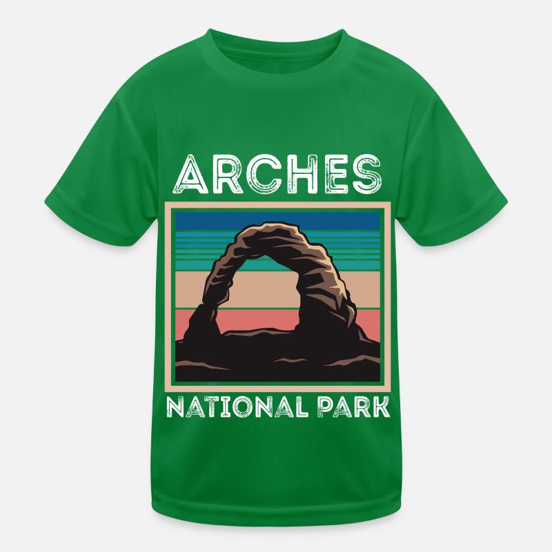 Arches National Park Utah Moab Canyon Mur souvenir T-shirt sport Enfant