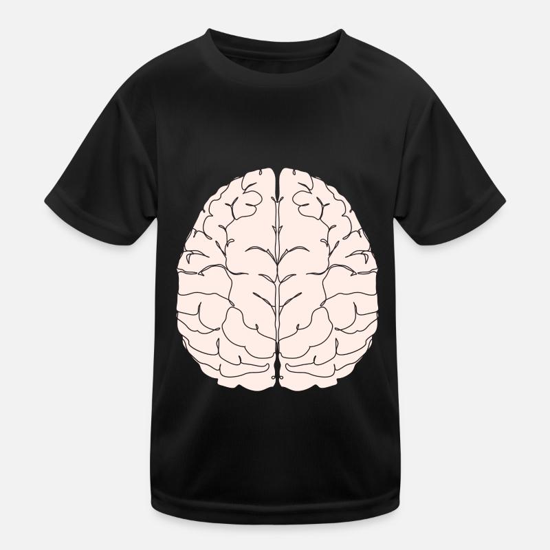 brain brain brain intelligence smart smart student university Kids Functional T-Shirt
