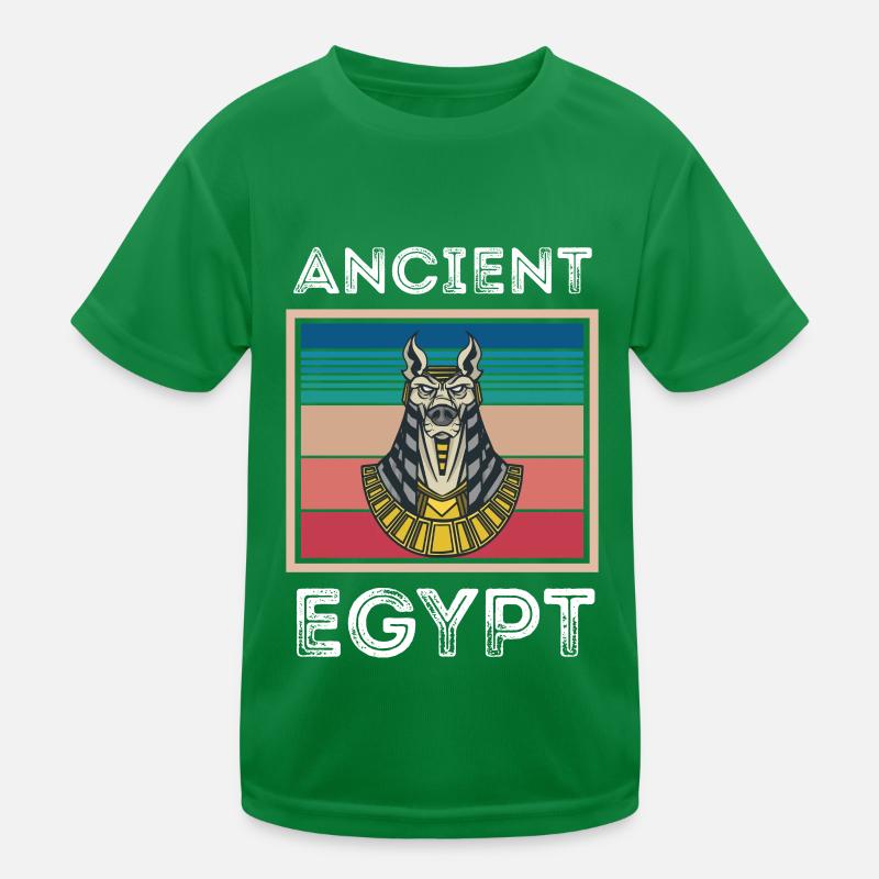 Egypte ancienne Anubis Dieu du pharaon mort Egypto T-shirt sport Enfant