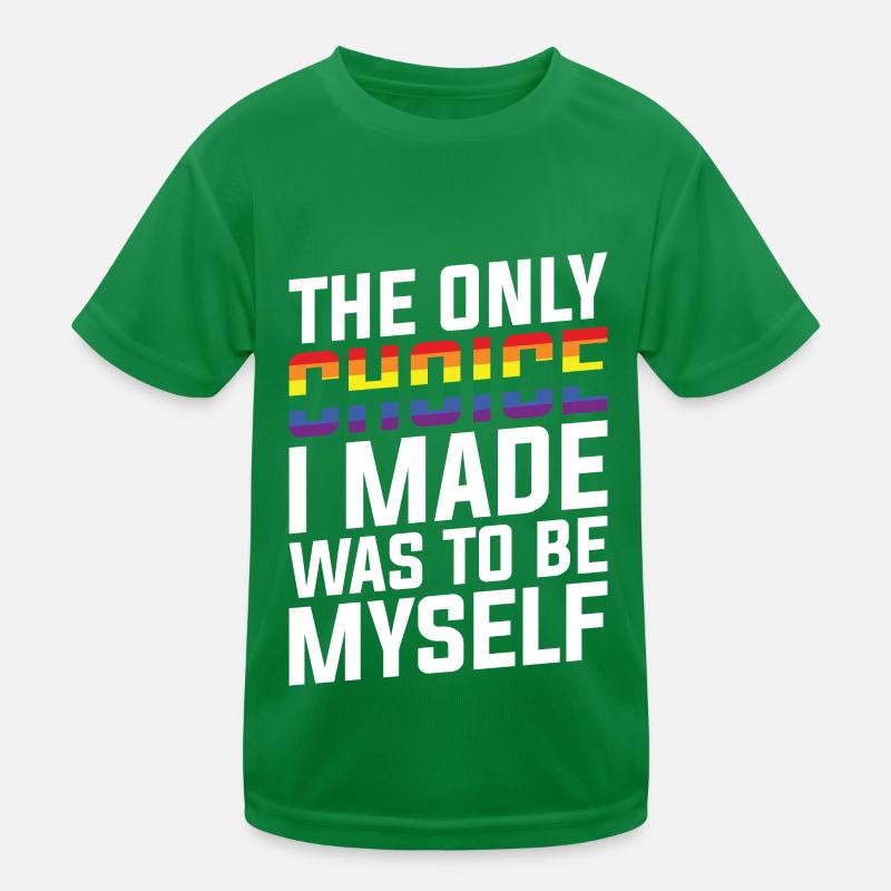 LGBT Human Mensch Regenbogen Geschenkidee Kinder Funktions-T-Shirt