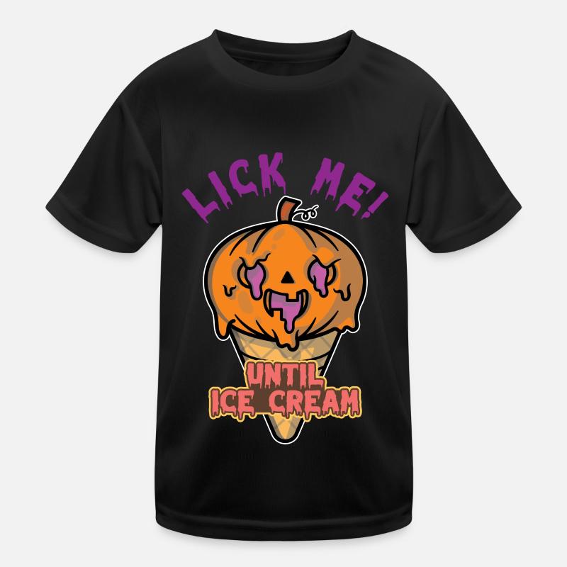 Eiscreme logo Sommer Softeis Geschenkidee Kinder Funktions-T-Shirt