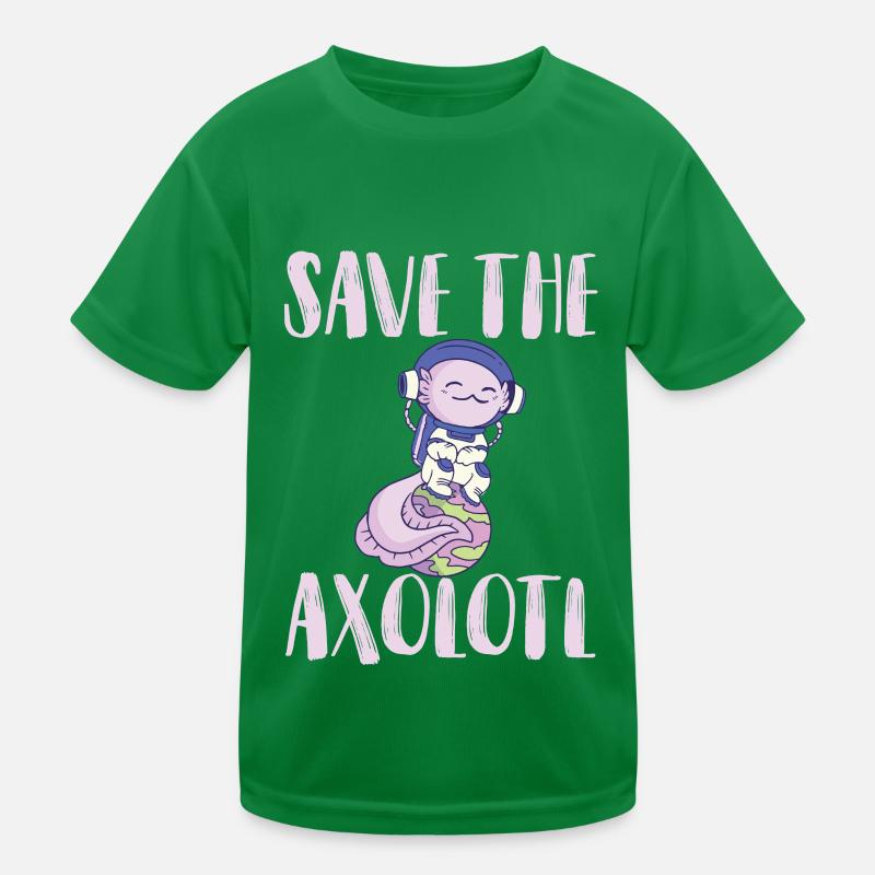 Axolotl Space Earth Solar System Spaceship T-shirt sport Enfant