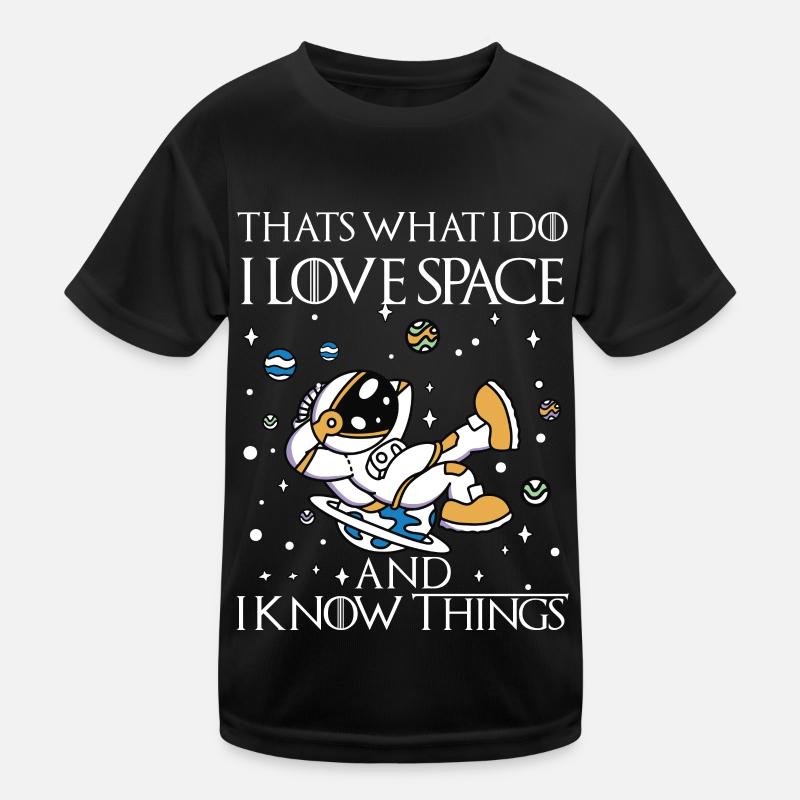 Space Planets Solar System Galaxy Milky Way Kids Functional T-Shirt