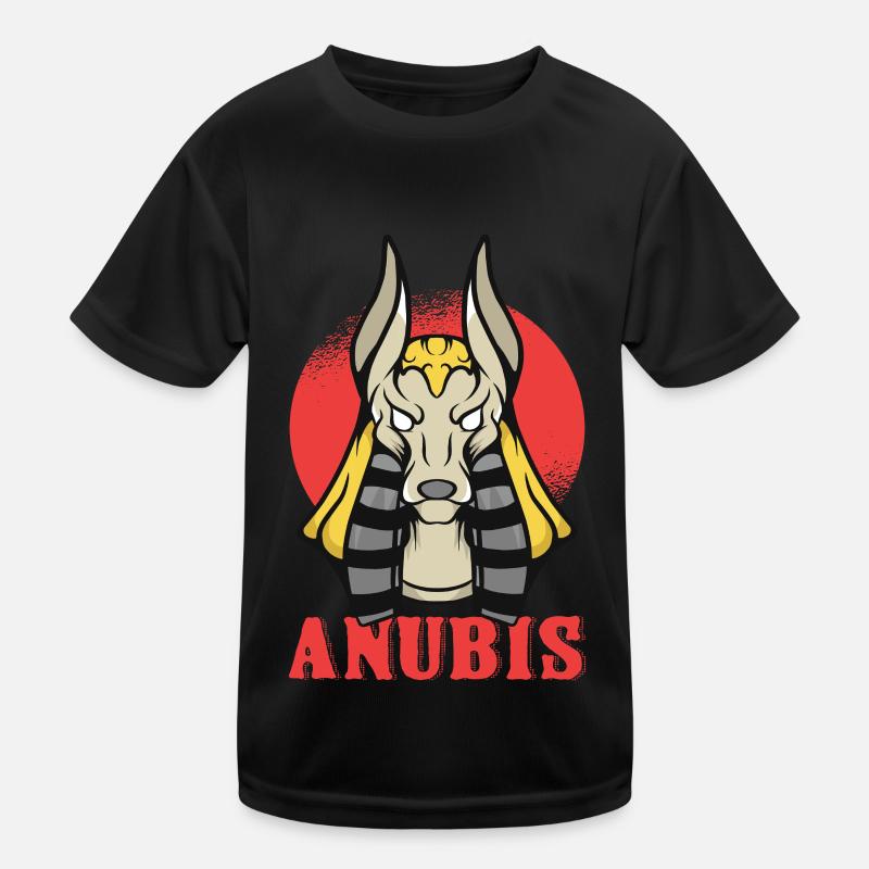 Anubis Mignon Egyptologue Pyramides Egypte Sou T-shirt sport Enfant