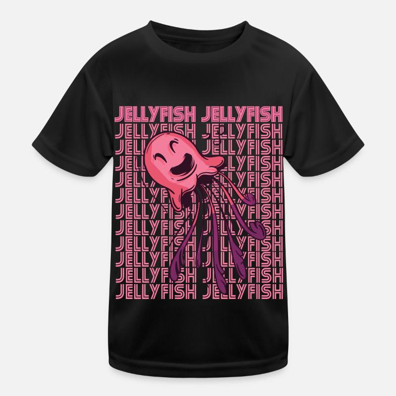 La vie mignonne des méduses dans la plongée sous-marine T-shirt sport Enfant