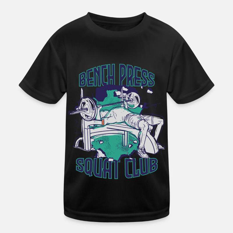 Bench Press Training Strength Training Gym M Kids Functional T-Shirt