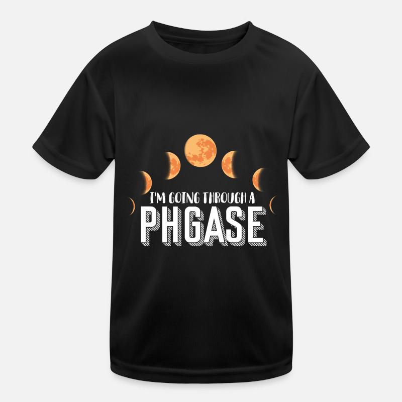 Phase Lune Lulaire A Phase Soleil Amour Lunes T-shirt sport Enfant