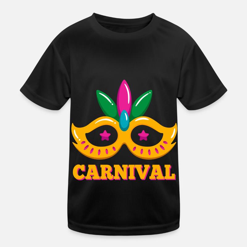 Masque de carnaval Anniversaire Cirque Célébration Carnaval Cr T-shirt sport Enfant