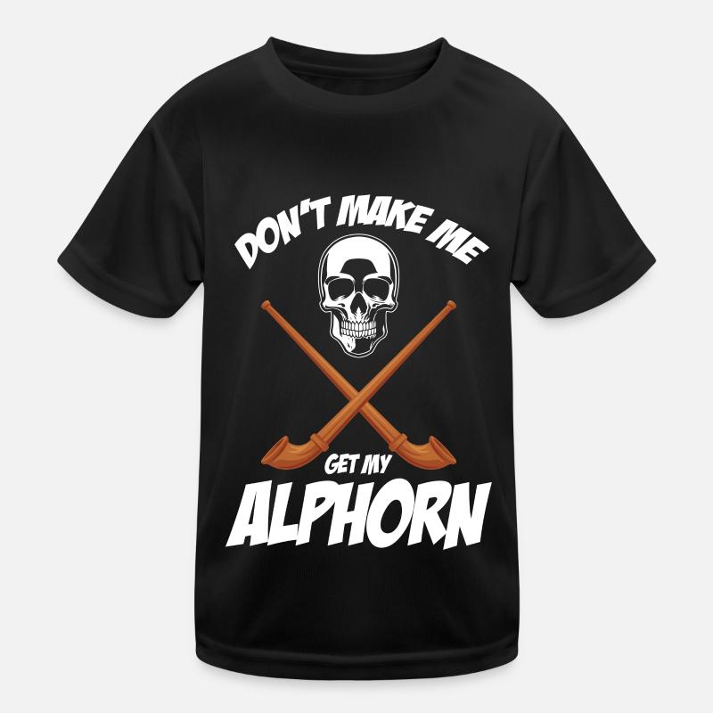 Get my alphorn from Alpen Musikinstrum Kids Functional T-Shirt