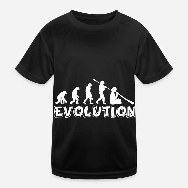 Schweizer Musiker Evolution Alphorn Musikinstrumen Kinder Funktions-T-Shirt