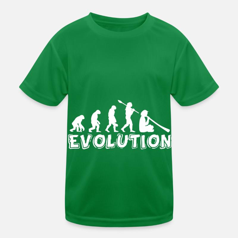 Musicien suisse Evolution Alphorn Musikinstrumen T-shirt sport Enfant