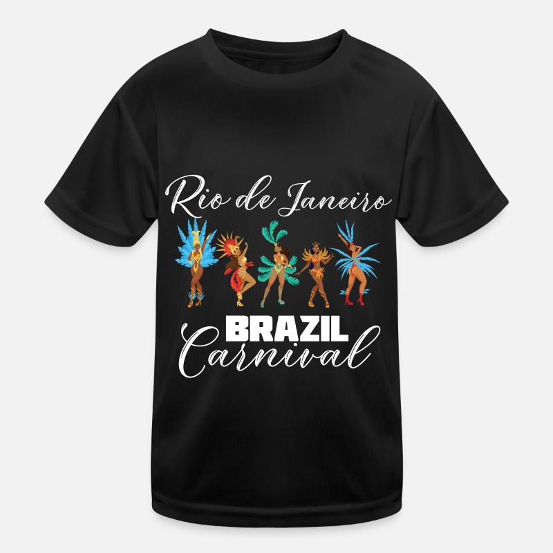 Rio Karneval Rio de Janeiro Feier in Brasilien Kinder Funktions-T-Shirt