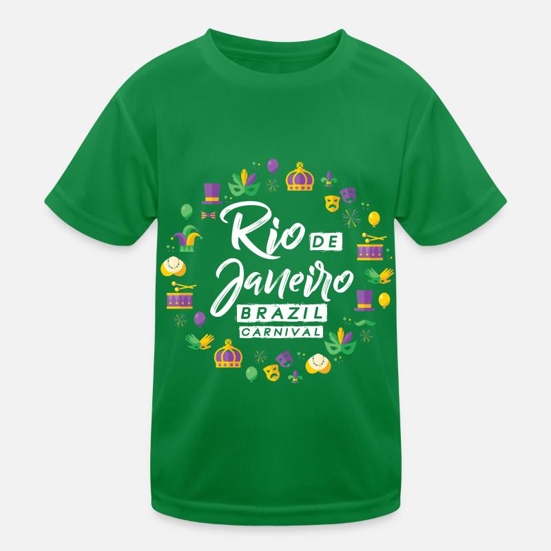 Rio Karneval Rio de Janeiro Feier in Brasilien Kinder Funktions-T-Shirt