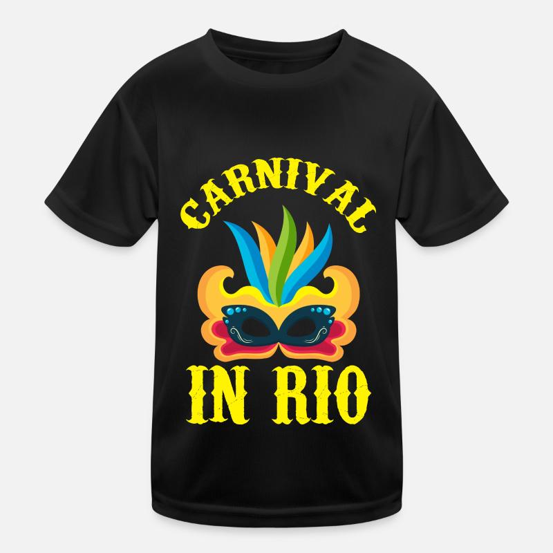 Brésil Carnaval Rio de Janeiro Célébration Rio Karnev T-shirt sport Enfant