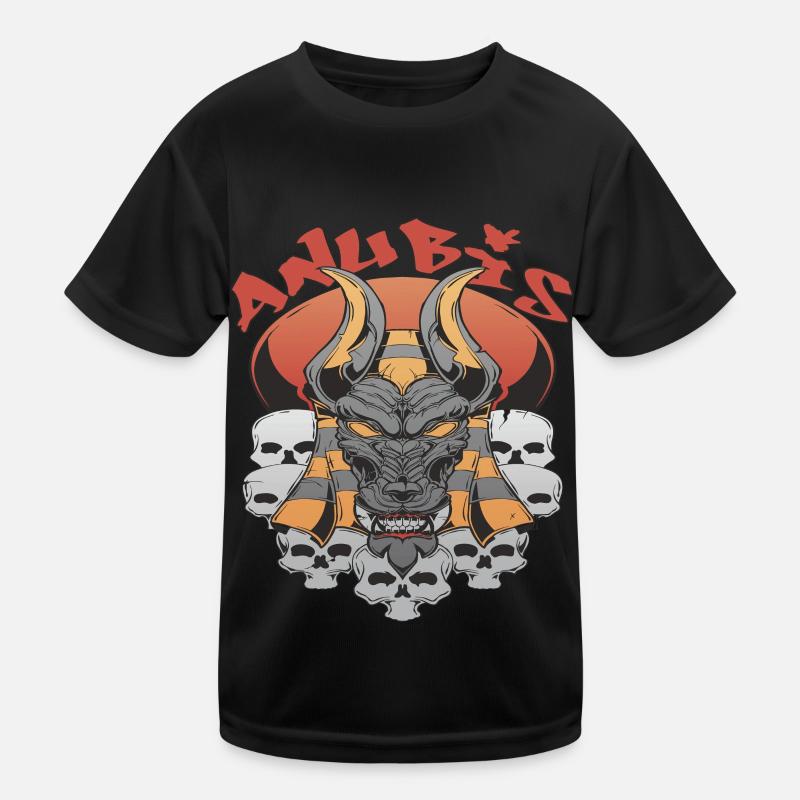 Anubis Egypte Dieu des Morts Egyptologue Pyramides Souv T-shirt sport Enfant