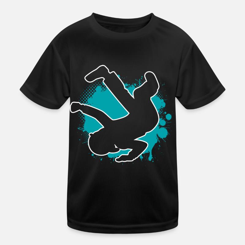 Breakdancer Breakdancing Junge Kinder Funktions-T-Shirt