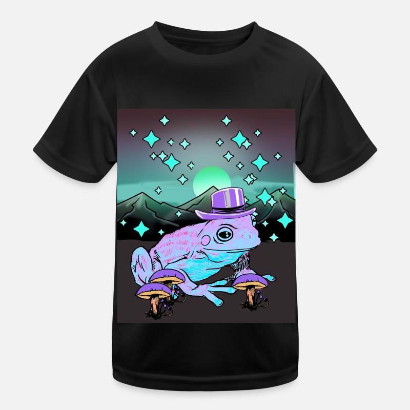 Magic Frog Frogs Toad Amphibian Occult Kids Functional T-Shirt
