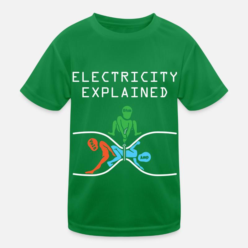 Electron physics Kids Functional T-Shirt