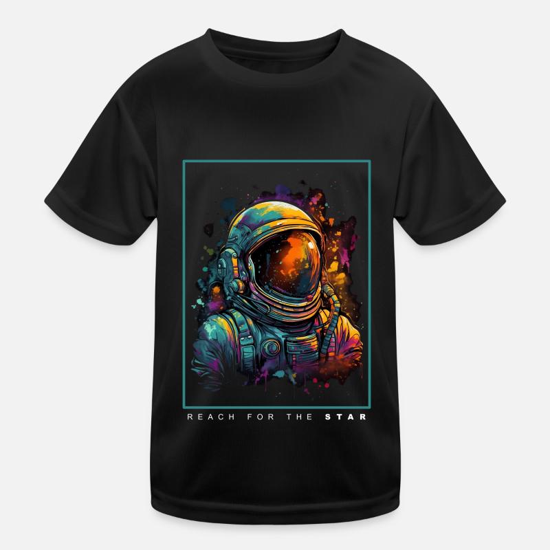 Spacewalk Astronaut Clothing Kids Functional T-Shirt