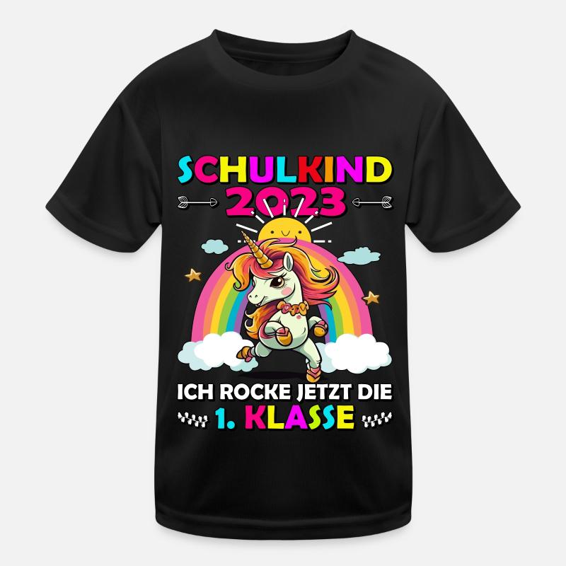 Schulkind 2023 | Schulanfang | Einschulung Kinder Funktions-T-Shirt