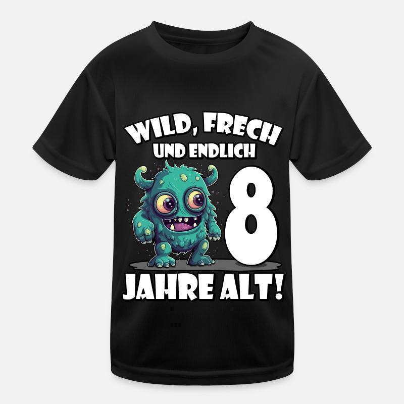Endlich 8 Jahre alt | 8. Geburtstag Kinder Funktions-T-Shirt