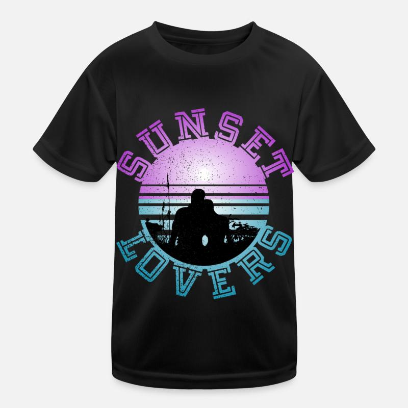 Coucher de soleil 4 T-shirt sport Enfant