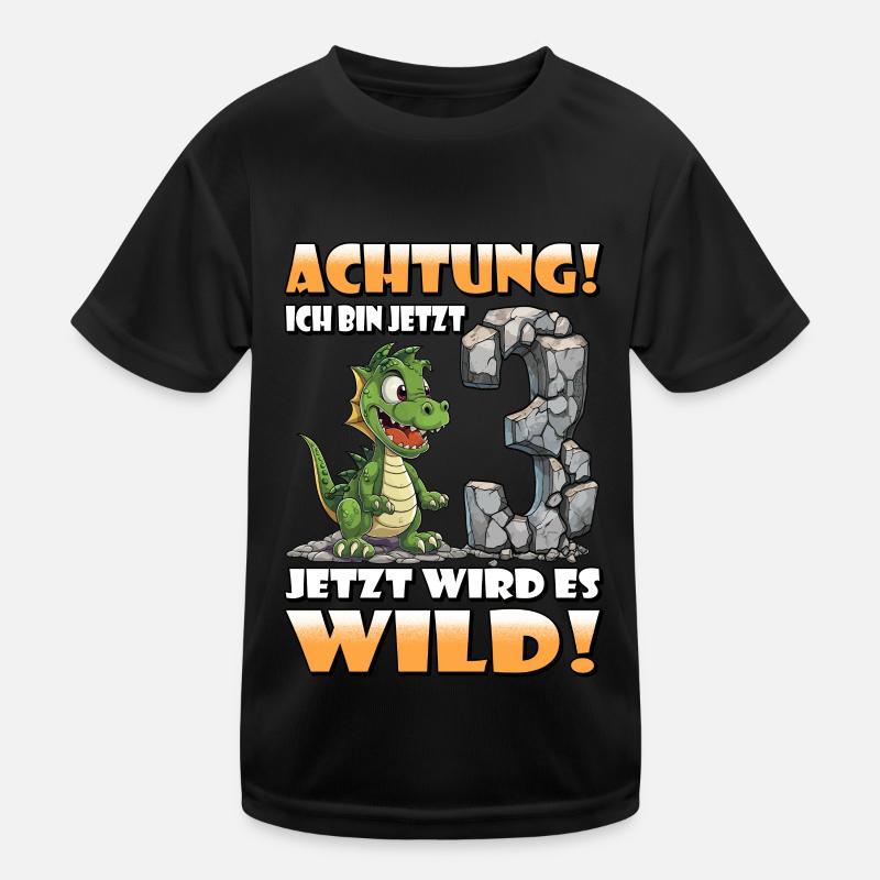 Endlich 3 Jahre alt | 3. Geburtstag Kinder Funktions-T-Shirt