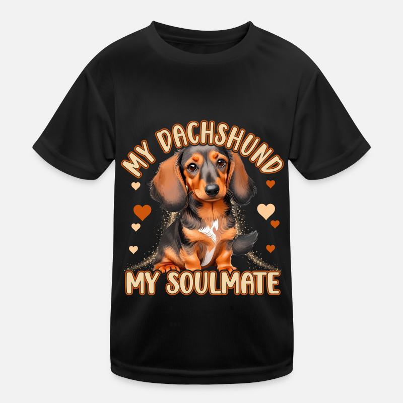 Mon teckel Mon âme sœur T-shirt sport Enfant