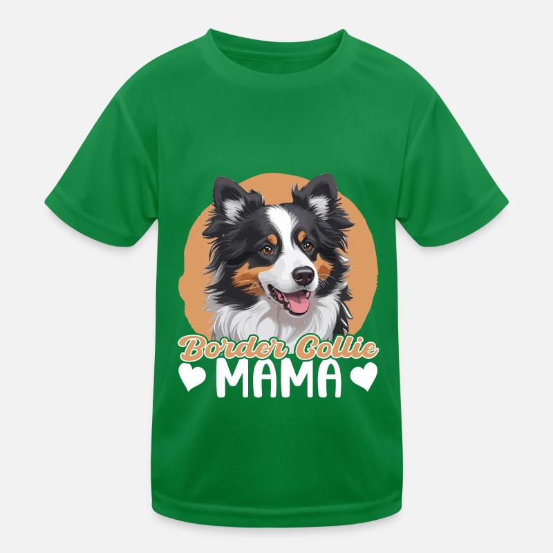 Border Collie Mama T-shirt sport Enfant