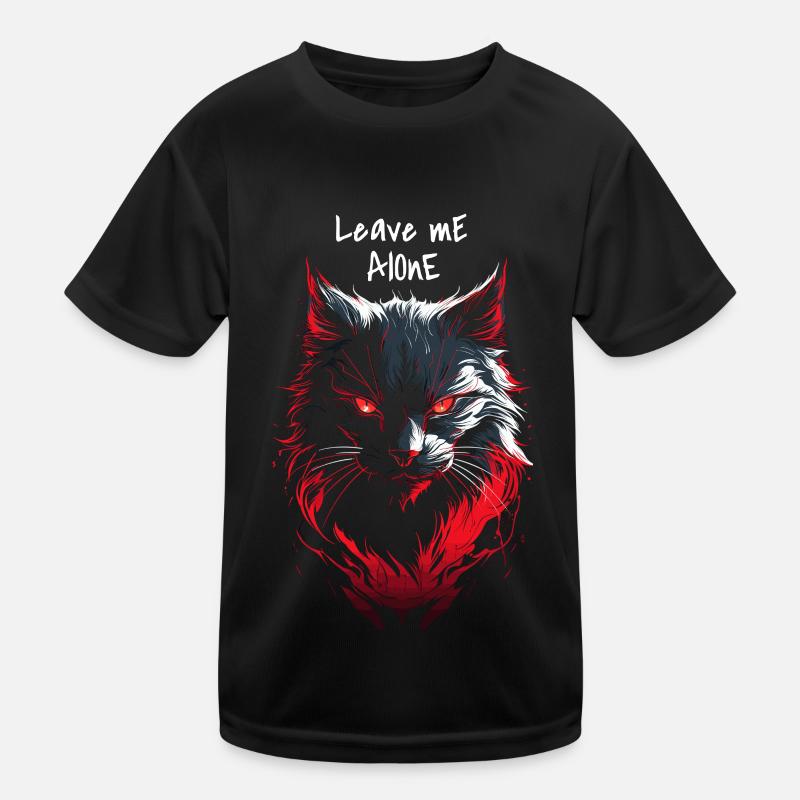 Ärgerliche Katze mit Spruch Katzen Mama Geschenk Kinder Funktions-T-Shirt