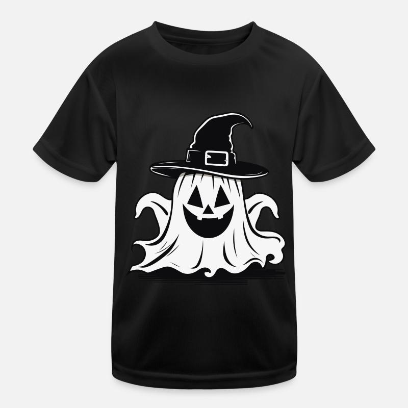 Fête fantôme d’Halloween T-shirt sport Enfant