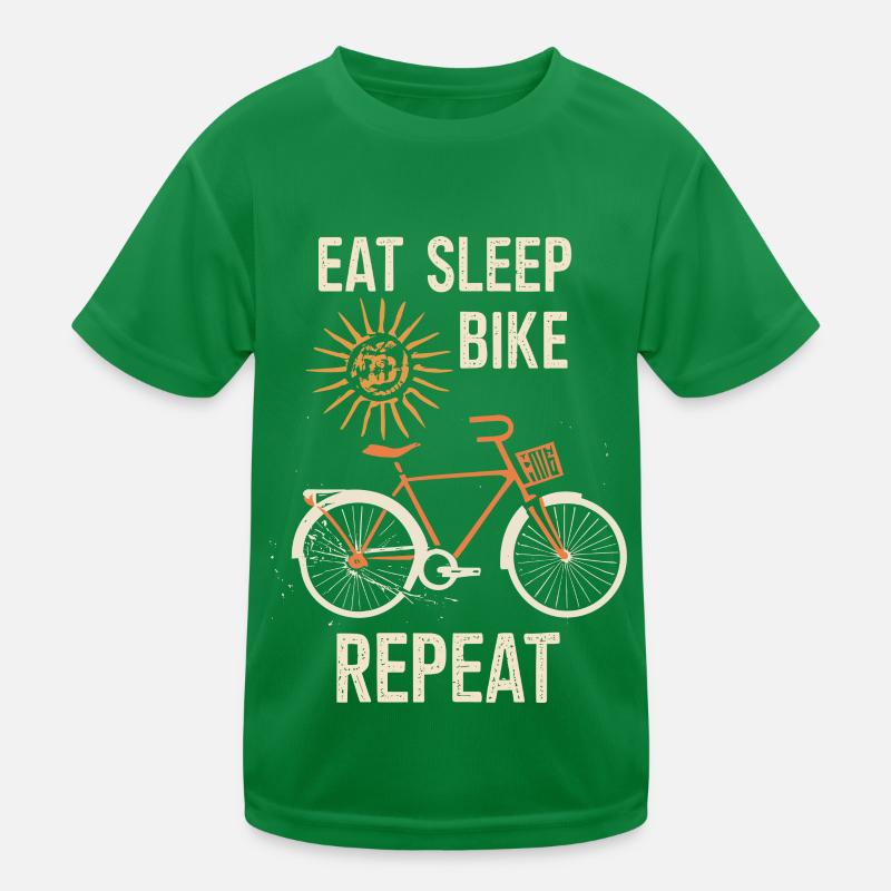 Fahrrad Radfahren Radeln Spruch Geschenkidee Kinder Funktions-T-Shirt