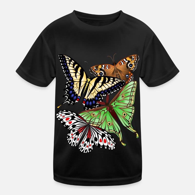 Papillons colorés T-shirt sport Enfant