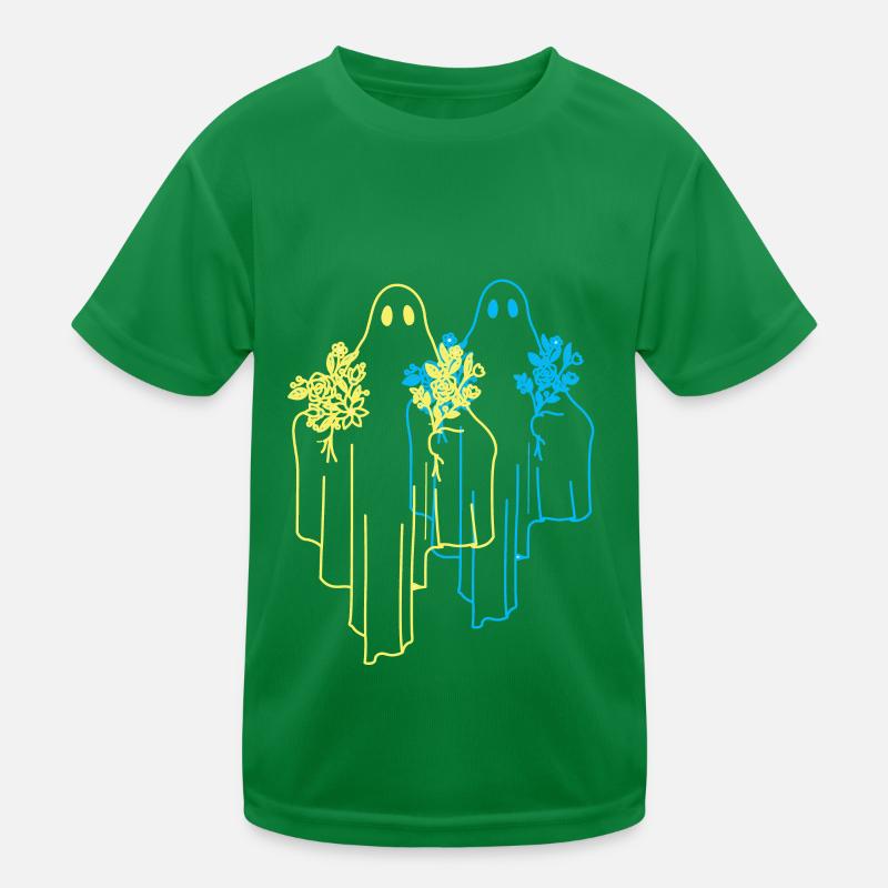 ghost ghosts ghost ghost haunted nature Kids Functional T-Shirt