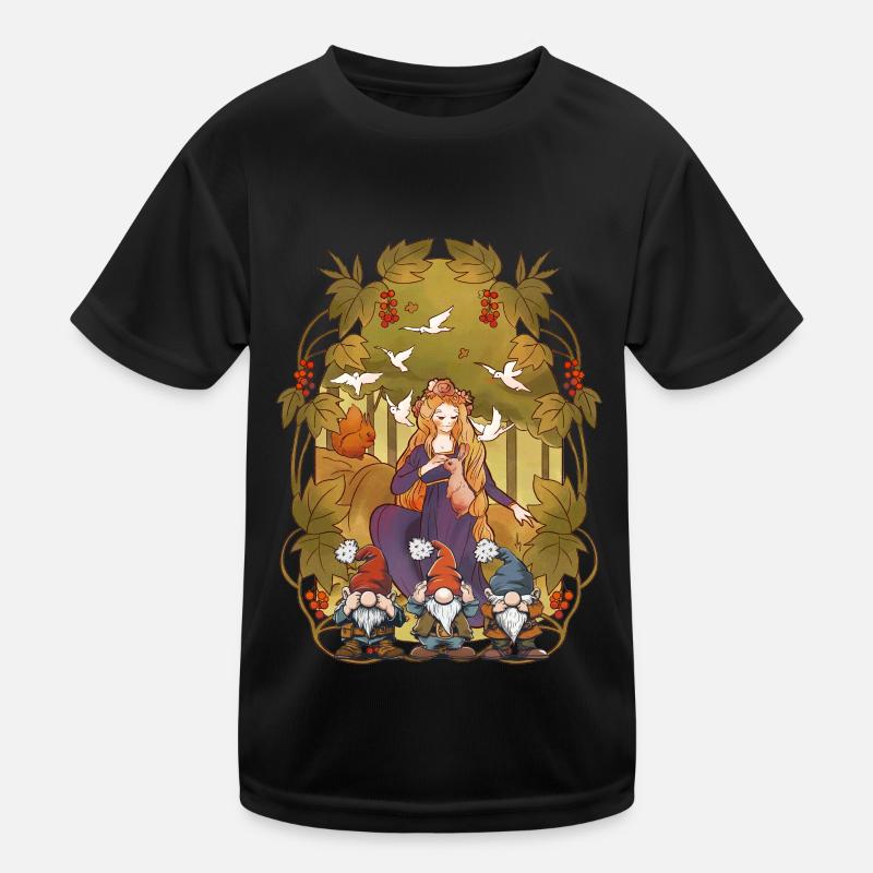 Waldbewohner Märchenfigur Kinder Märchen Zwerge Kinder Funktions-T-Shirt