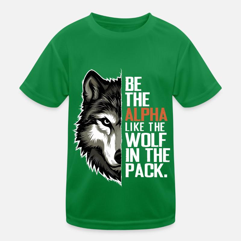 Wolf Wolves Funny Sayings Wolf Pack Animals Kids Functional T-Shirt