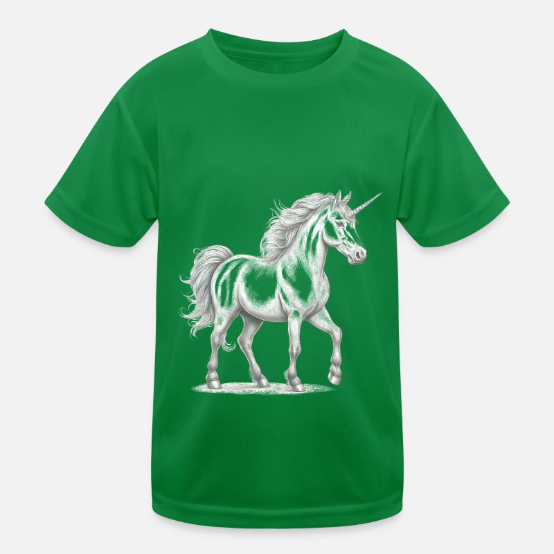 Einhörner Einhorn Fabeltiere Märchenfigur Kinder Funktions-T-Shirt