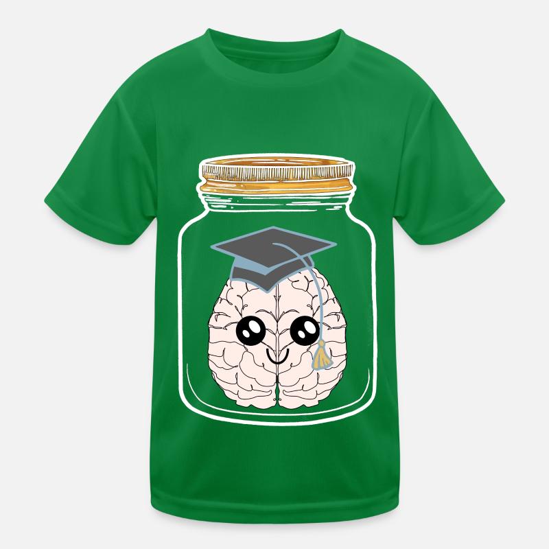 Inteligenz Mason Jar Students Studied Geek Kids Functional T-Shirt