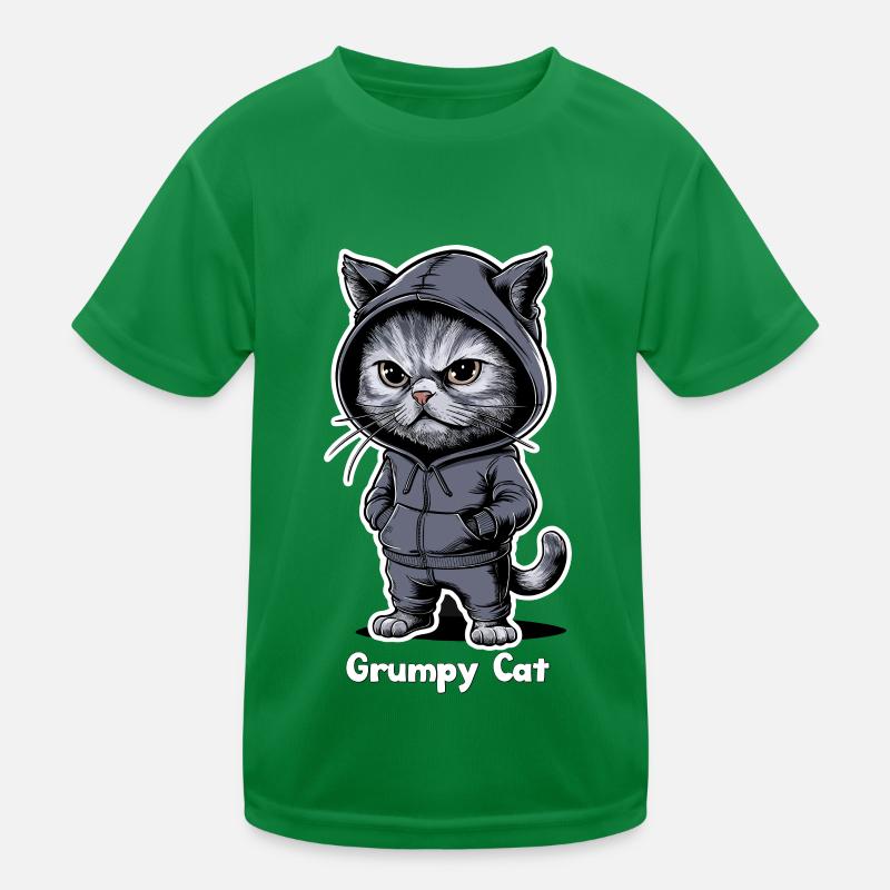 Chat maléfique ennuyeux T-shirt sport Enfant