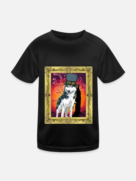 Mittelalter Wehrwolf Werhrwölfe Wolf Wölfe - Kinder Funktions-T-Shirt - Schwarz